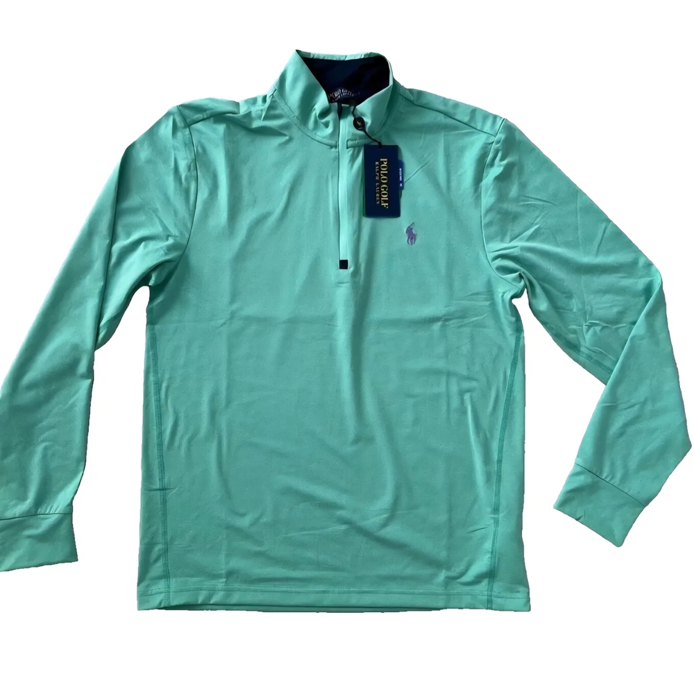 Polo Golf Ralph Lauren Mens Quarter Zip Performance Golf Pullover Top - XL